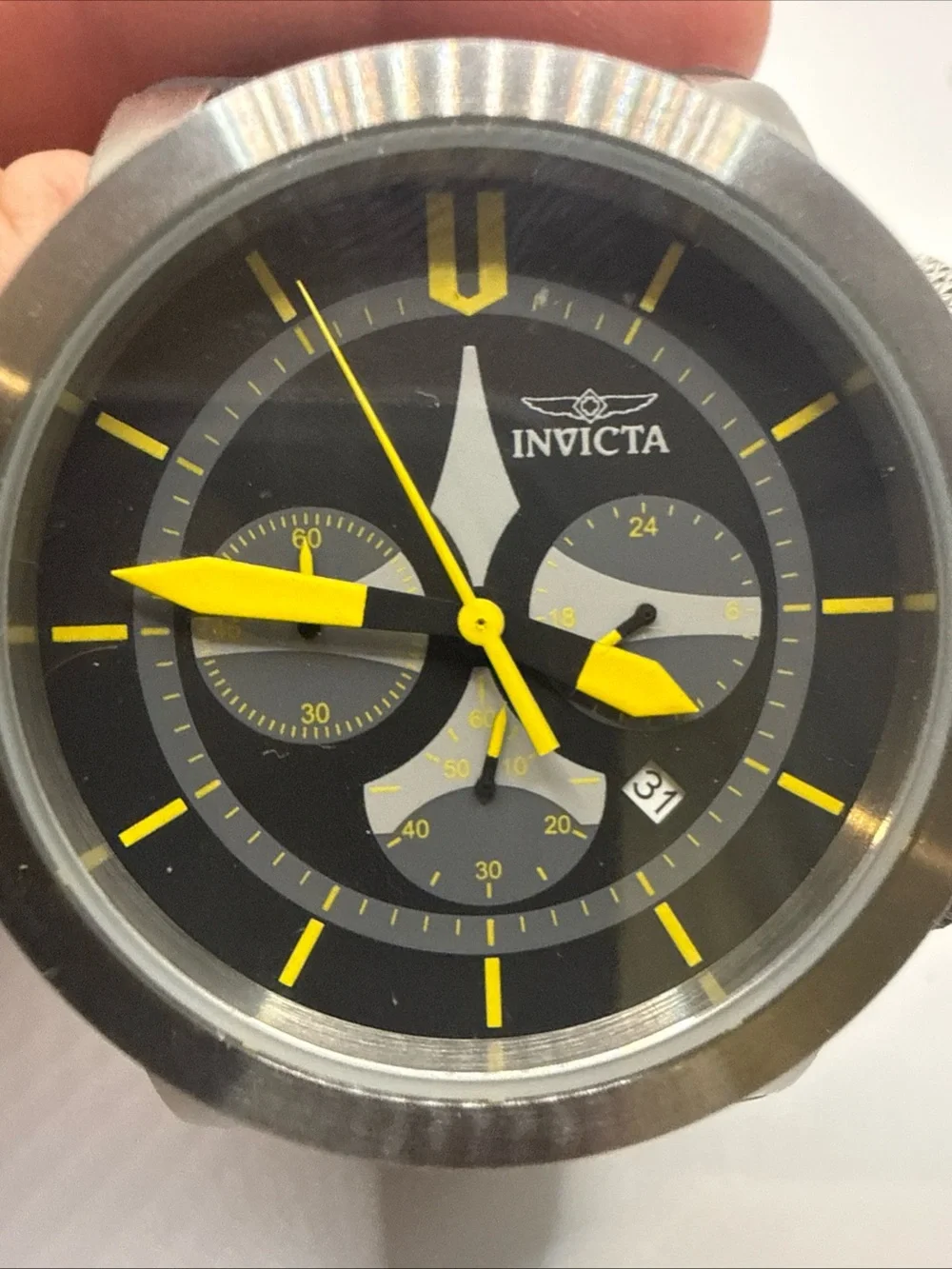 Invicta DNA AVIATOR Chronograph Mens Watch 10398 New Battery